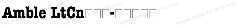 Amble LtCn手机版字体转换